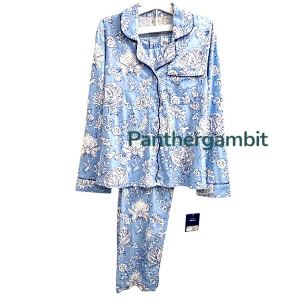 NEW Roller Rabbit Target XXS Women's Floral Vines Long Sleeves and Pants Pajama - Picture 3 of 11